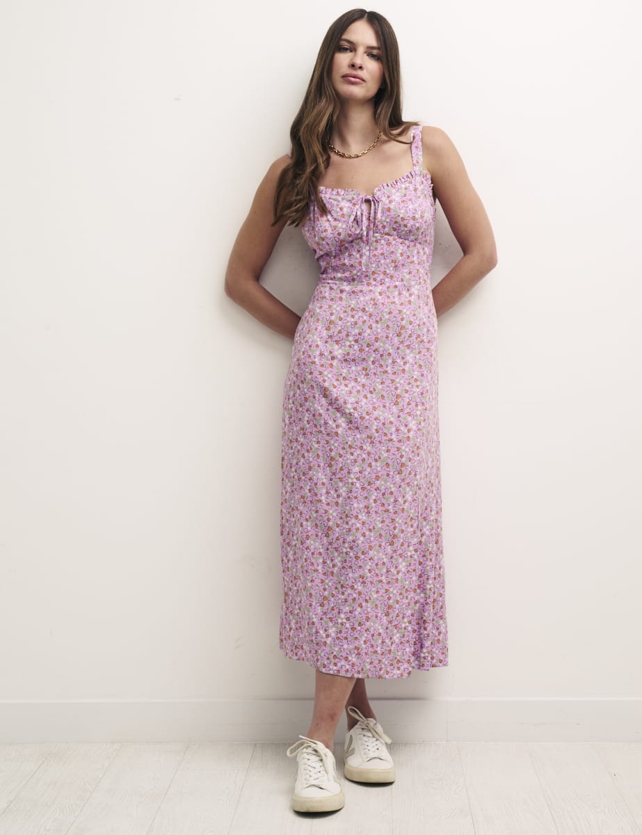 Lucia Floral Midi Dress