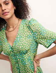 Green Spot Alexa Mini Dress