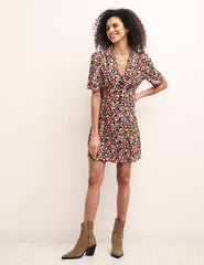 Ditsy Fruit Print Daisy mini Dress