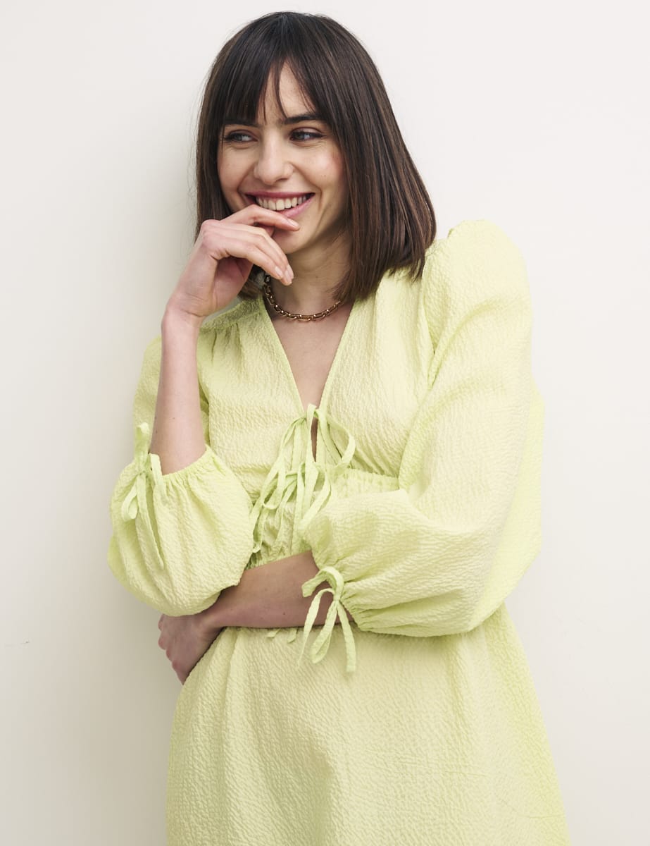 Neon Green Margot Mini Dress