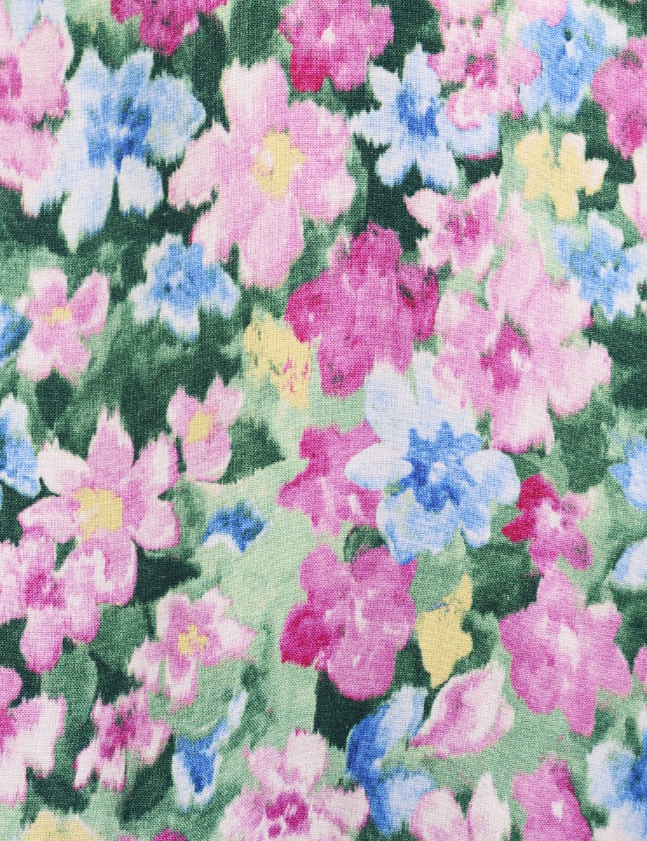 Watercolour Floral Lucia Sweetheart Mini Dress