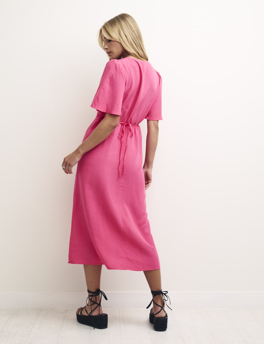 Pink Dee Dee Midi Dress