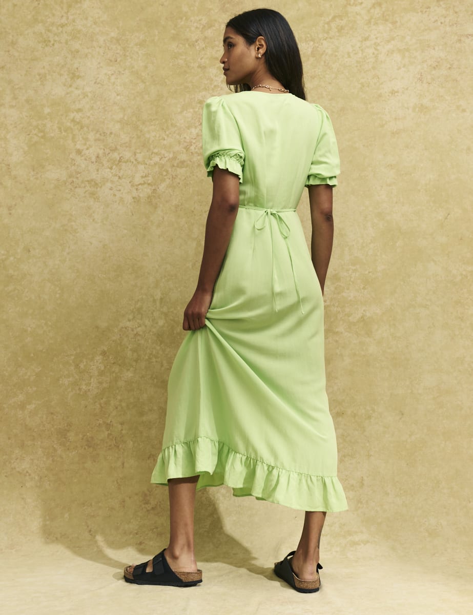 Green Delilah Midi Dress