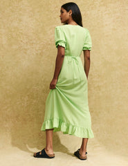 Green Delilah Midi Dress