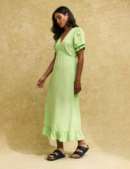 Green Delilah Midi Dress