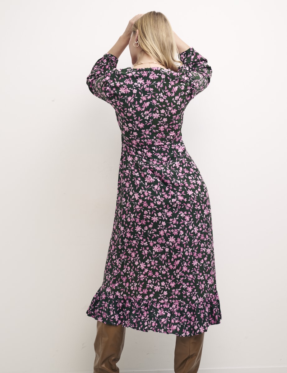 Floral Cecile Midi Dress