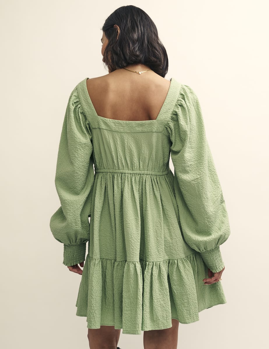 Sage Green Ayla Mini Dress