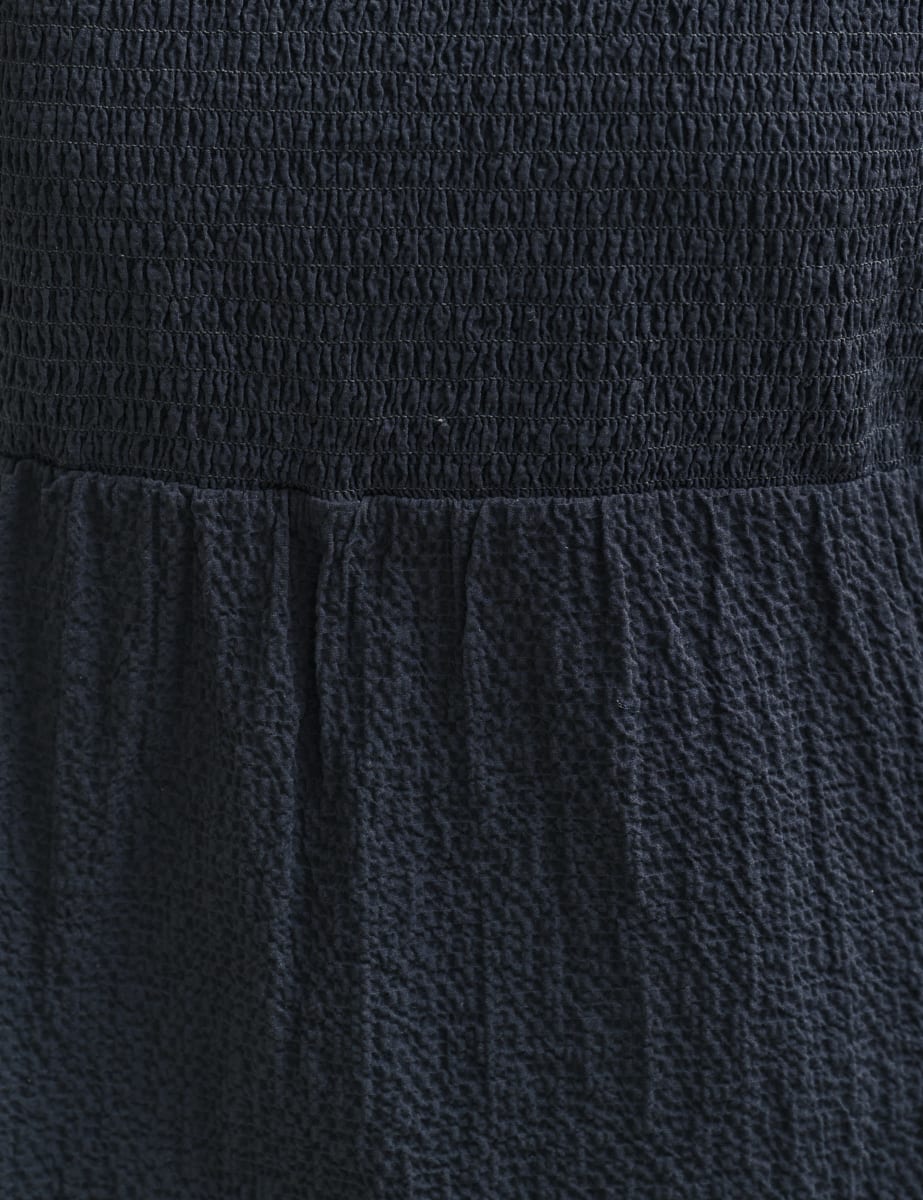 Black Kelsie Mini Smock Dress