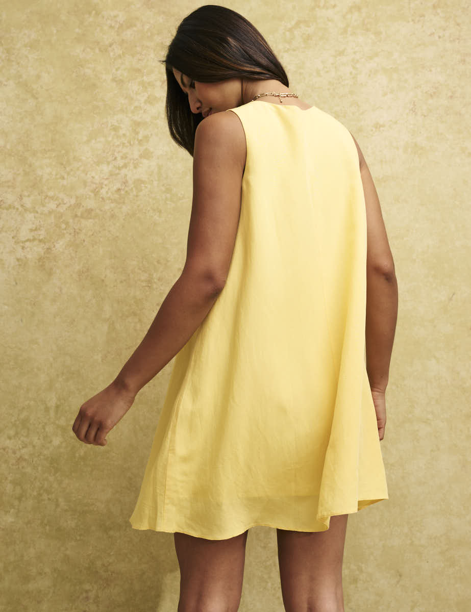 Yellow Betty Aline Shift Dress