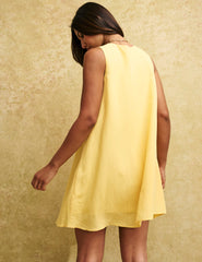 Yellow Betty Aline Shift Dress