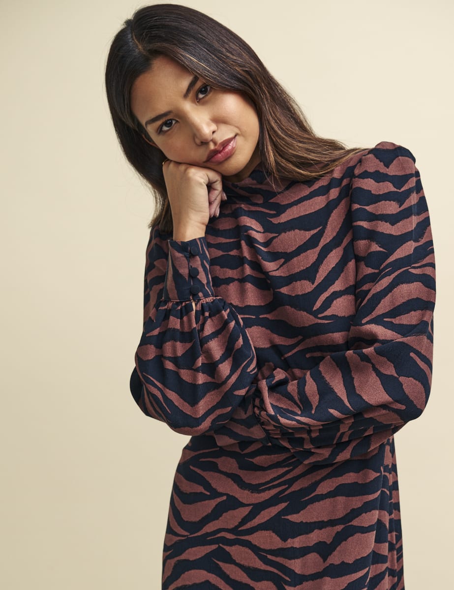 Animal Print Lucinda Midaxi Dress