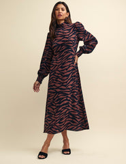 Petite Animal Print Lucinda Midaxi Dress