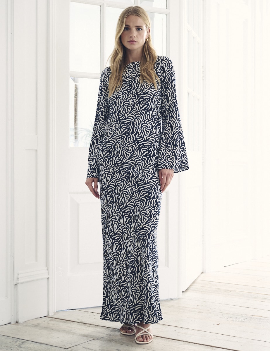 Black and White Sid Maxi Dress