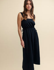 Black Zainub Midi Dress