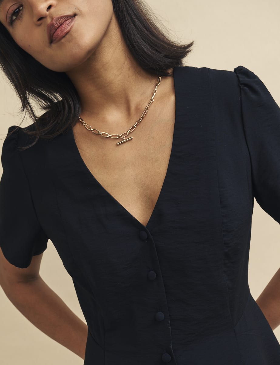 Black Ellen Mini Dress