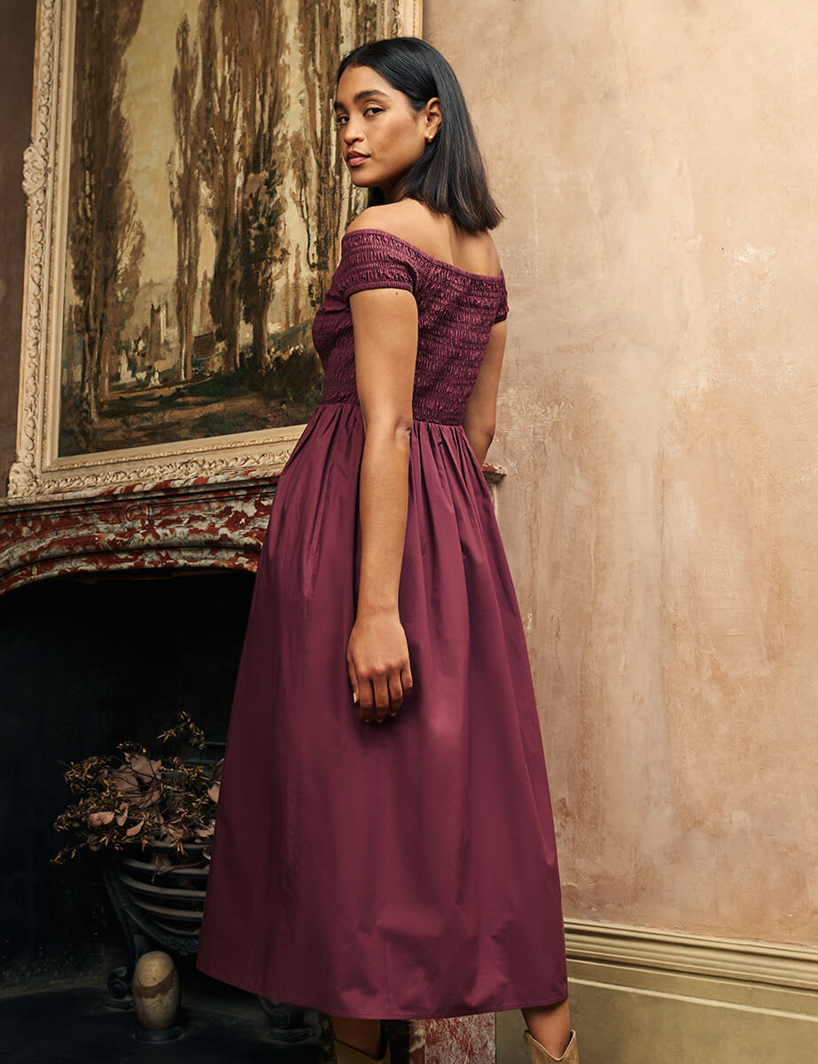 Plum Bardot Amanda Midaxi Dress
