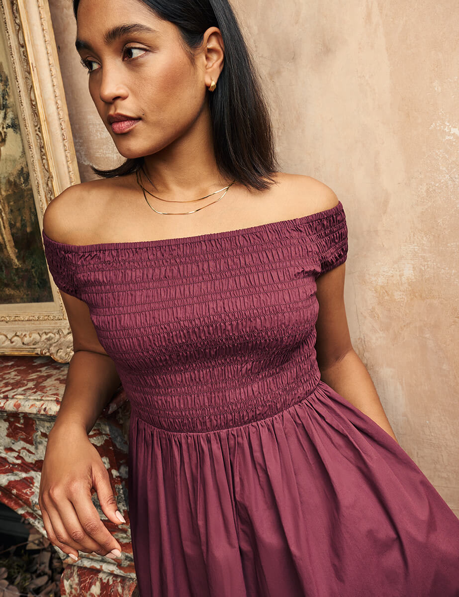 Plum Bardot Amanda Midaxi Dress