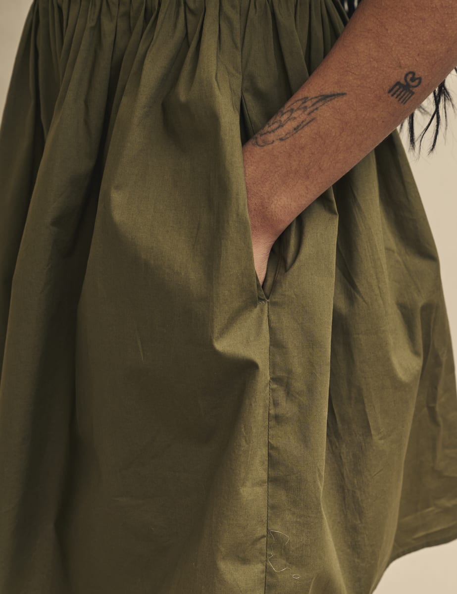 Khaki Natalia Mini Dress