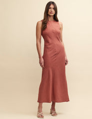 Red Striped Lia Maxi Dress