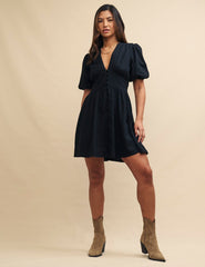 Black Starlight Mini Dress