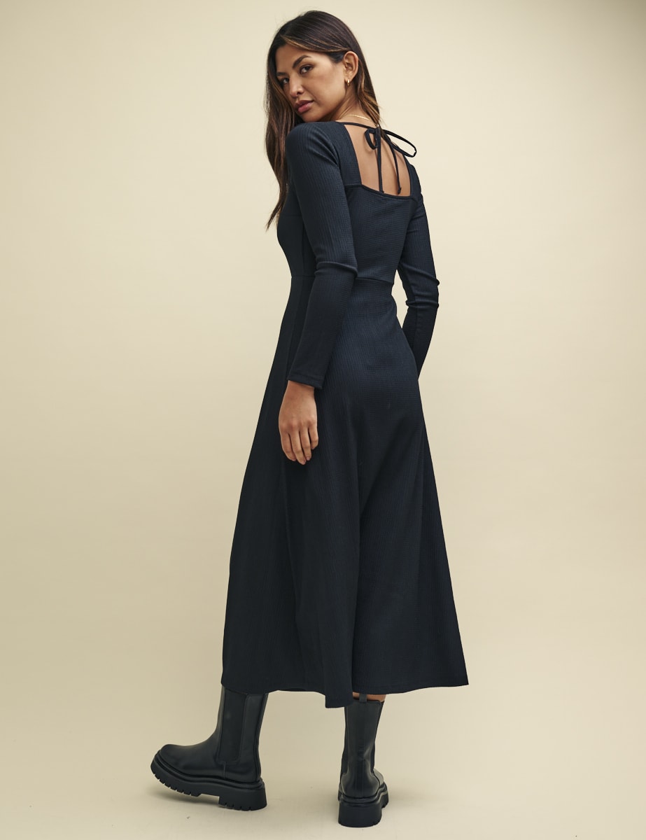 Black Richie Midaxi Dress