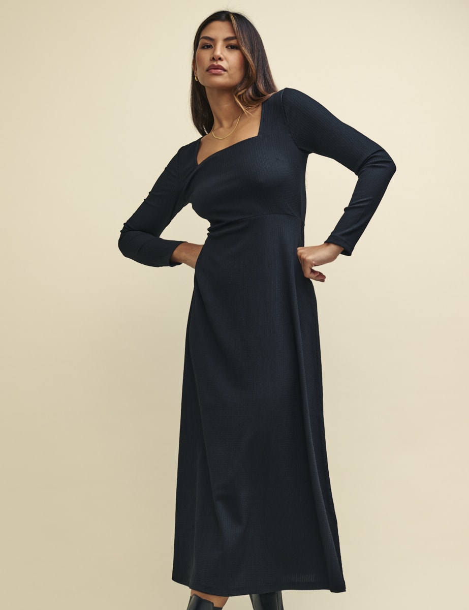 Black Richie Midaxi Dress