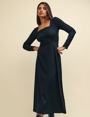 Black Richie Midaxi Dress