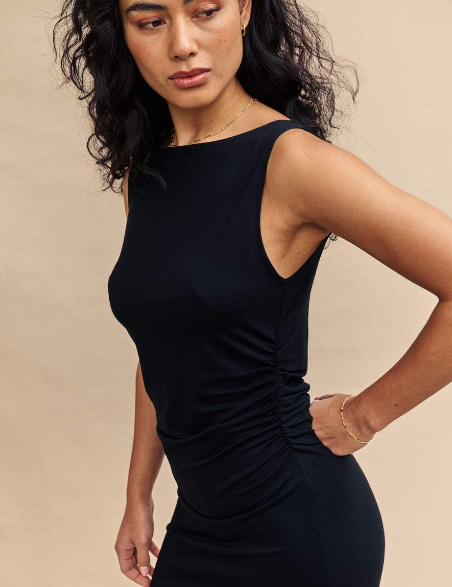 Black Wyoming Mini Dress