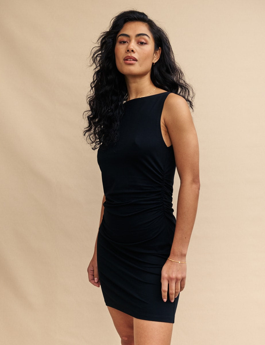 Black Wyoming Mini Dress