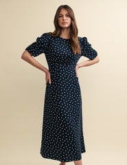 Black Spot Evie Midi Dress
