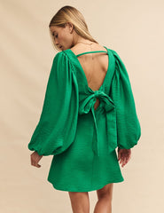 Emerald Green Zendaya Mini Dress