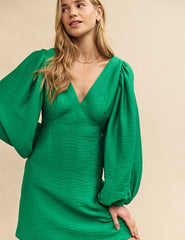 Emerald Green Zendaya Mini Dress