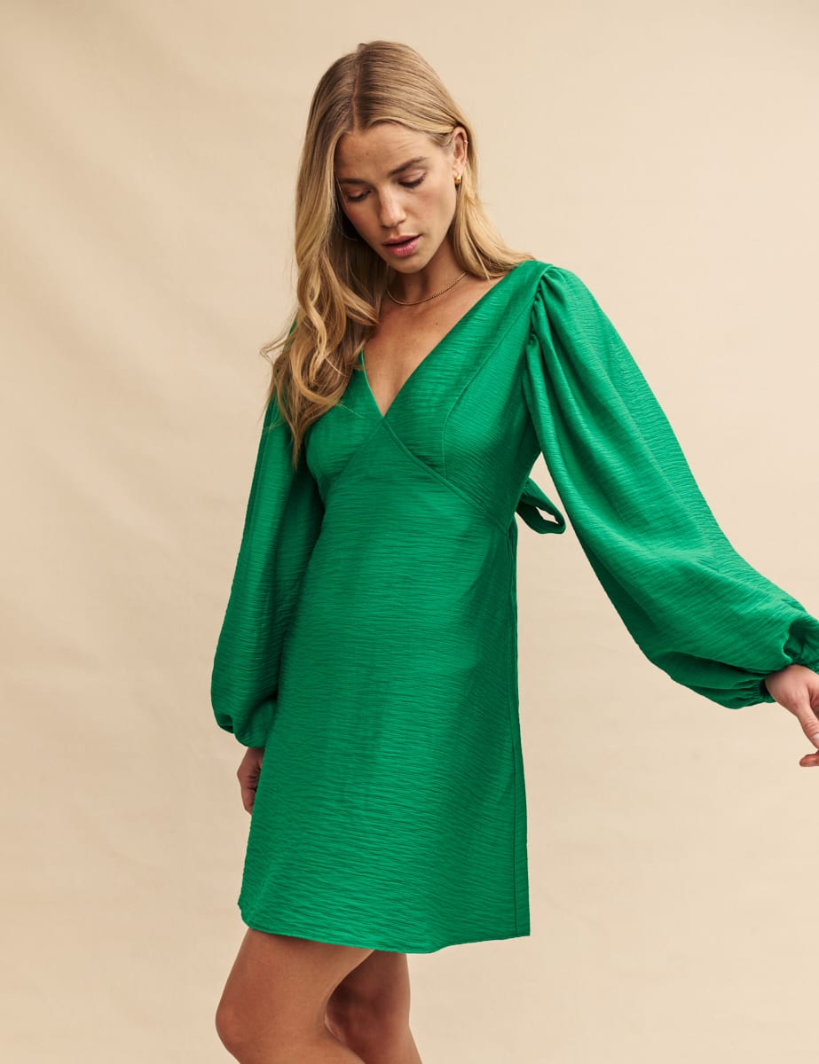 Emerald Green Zendaya Mini Dress
