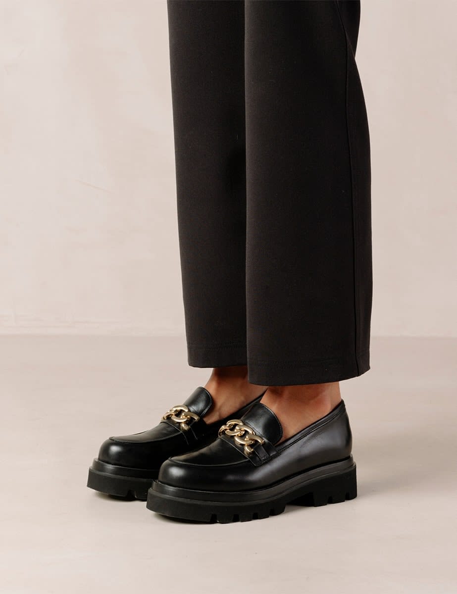Alohas Leather Chunky Loafers