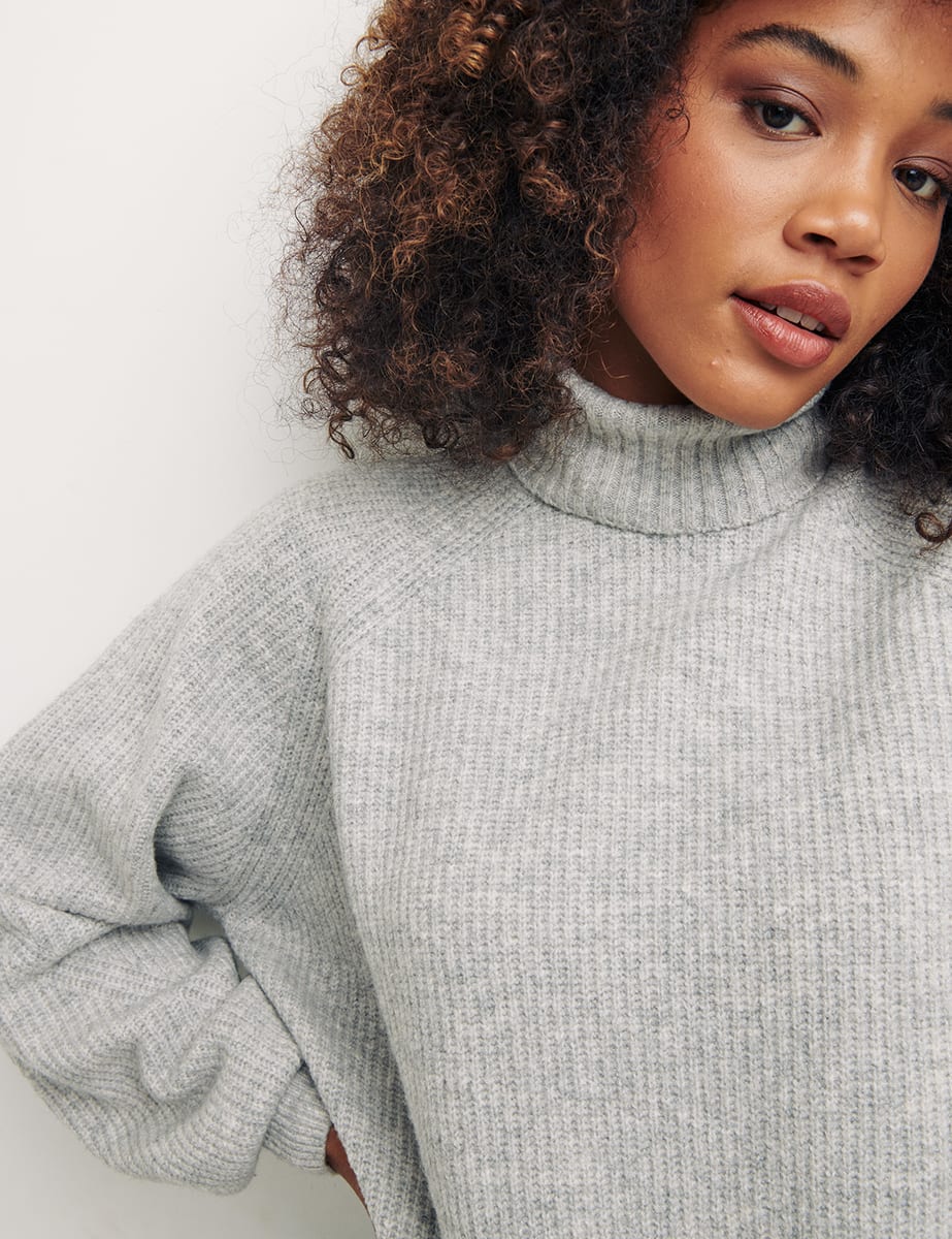 Grey Meet the Jeans Raglan Move On Jumper