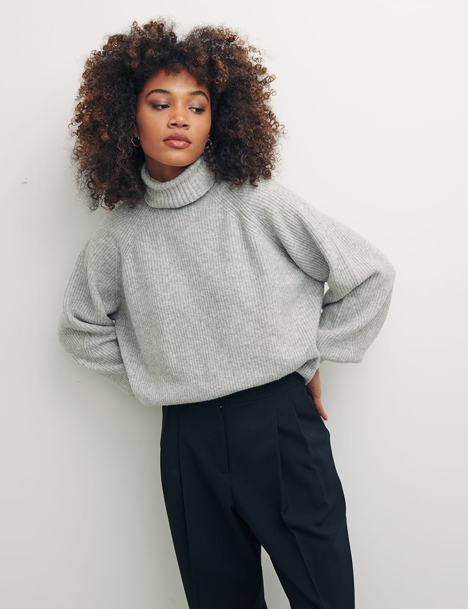 Grey Meet the Jeans Raglan Move On Jumper