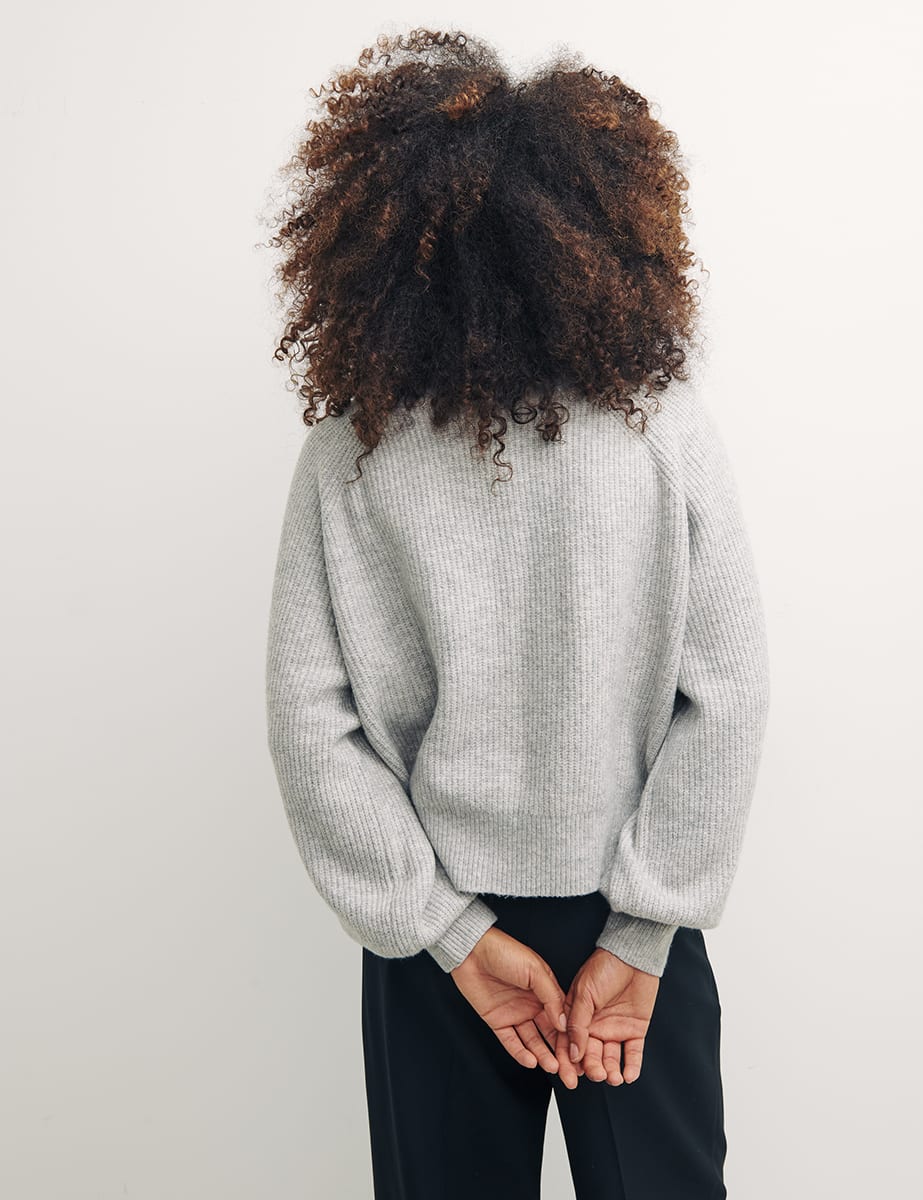 Grey Meet the Jeans Raglan Move On Jumper