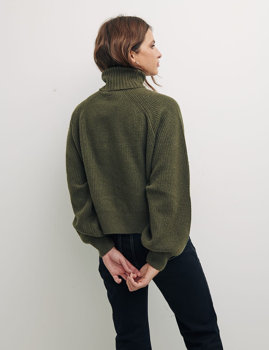 Green Meet the Jeans Raglan Move On Jumper