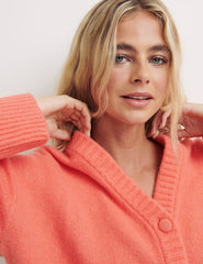 Coral 3 Button Cardigan