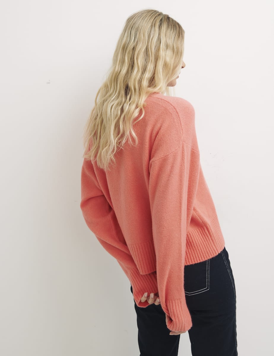 Coral 3 Button Cardigan