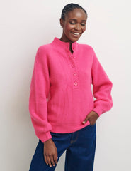 1/2 Button Placket Jumper