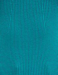 Teal Sweetheart Knitted Short Sleeve Top