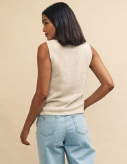 Cream Knitted Vest