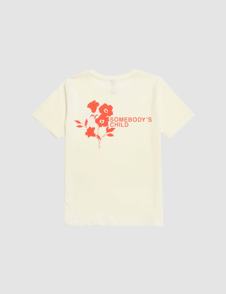 Cream Somebody's Child Red Floral T-Shirt
