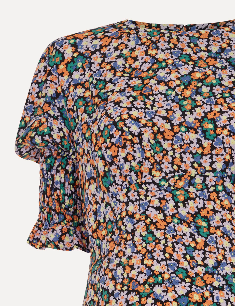 Harper Ditsy Maternity Luna Midi Dress