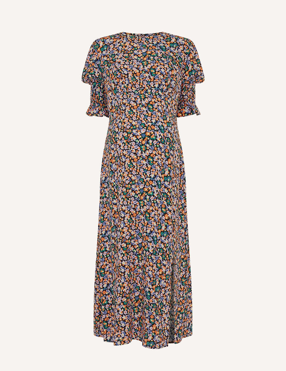 Harper Ditsy Maternity Luna Midi Dress