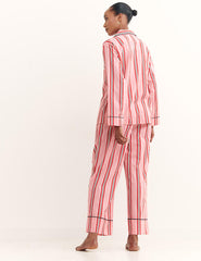 Pink Harry Stripe Long Sleeve Long Leg PJ Set