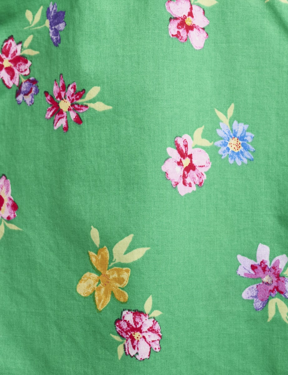 Green Floral Cami Top & Trouser Pyjama Set