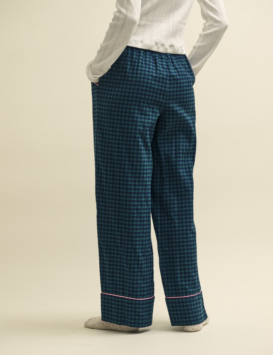 Green Check Pyjama Trousers