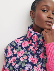 Fearne Cotton Kelly Floral Kelly Quilted Short Gilet